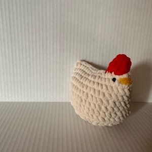 Handmade crochet hen